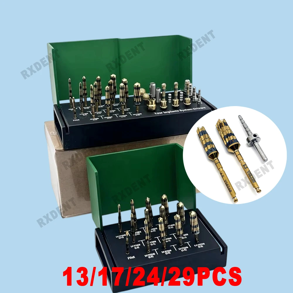 Dental Osseodensification Bur Set Autoclavable Rust‑Resistant Stainless Steel Implant Drill For Implant Site Surgery Instruments