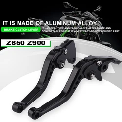 Motorcycle Long Brake Clutch Lever Short Handle Fit For Kawasaki Z650 Z900 Ninja 650 R ER6F ER6N NINJA650R ER-6F ER-6N 2017-2022