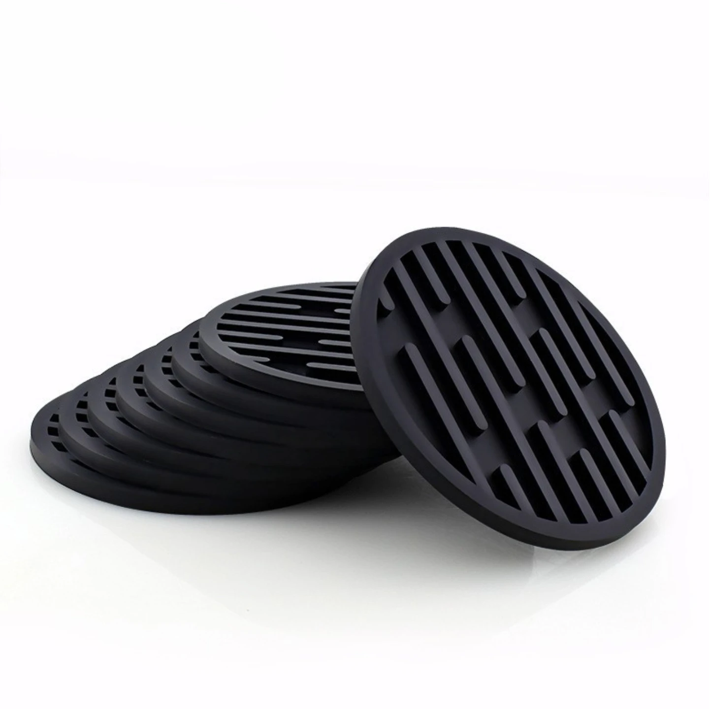 

10cm Silicone Coaster Round Heat Resistant Rubber Coffee Cup Mat Tea Drink Mug Glass Beverage Holder Pad Decor Table Mat