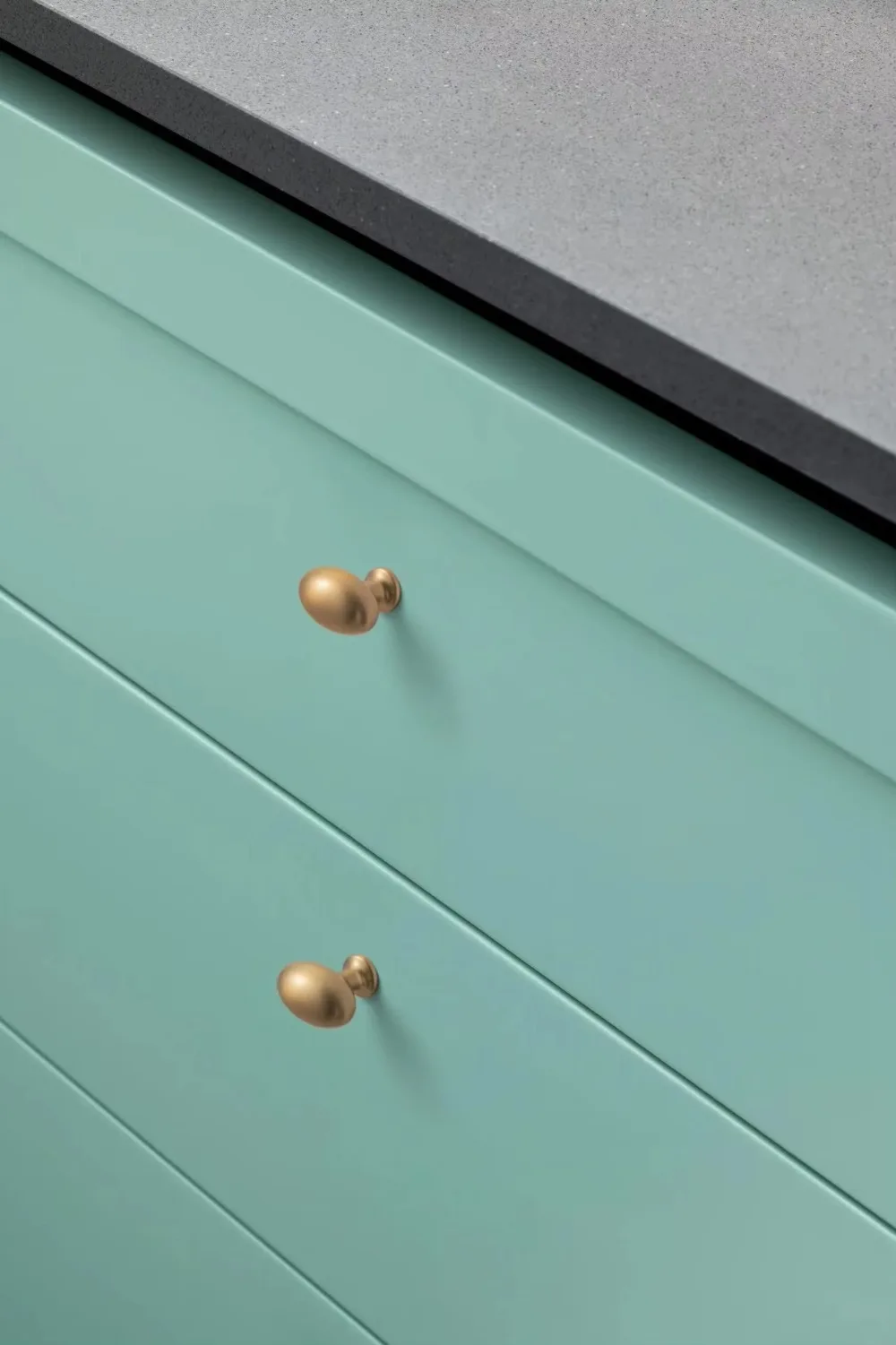 Goo-Ki Low Profile Antique Brass Cabinet Pulls Double Hole Centers(11.4''/12.6'') Zinc Alloy Handle for Drawer Cupboard Wardrobe