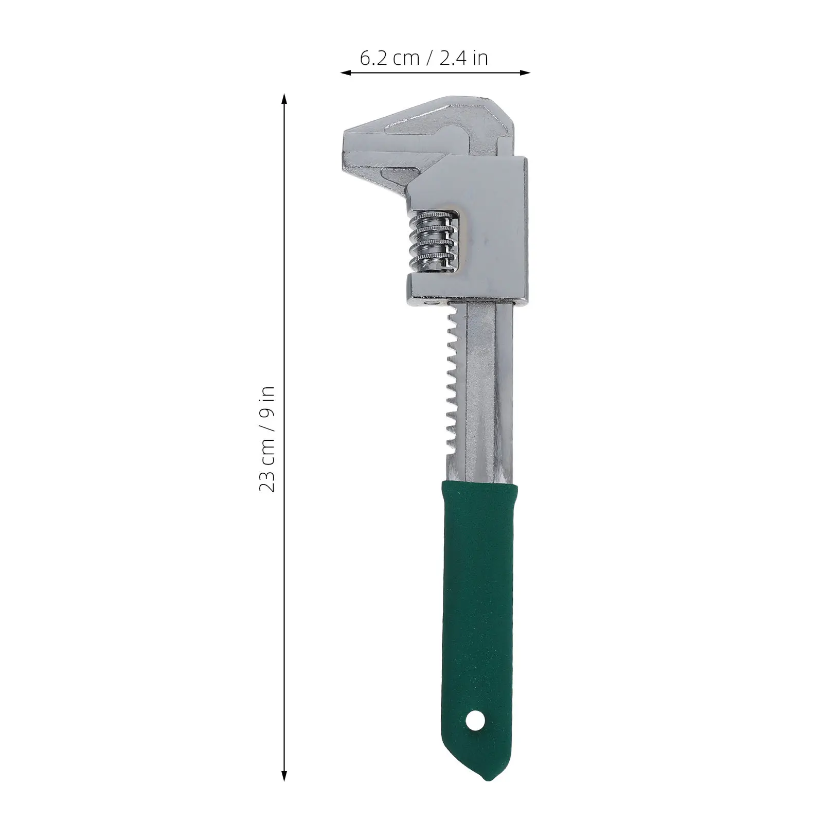 F-Shaped Right Angle Adjustable Wrench Large Opening Spanner Tool for Plumbing Automotive Repair Tight Spaces Steel Pipe Wrench view 3