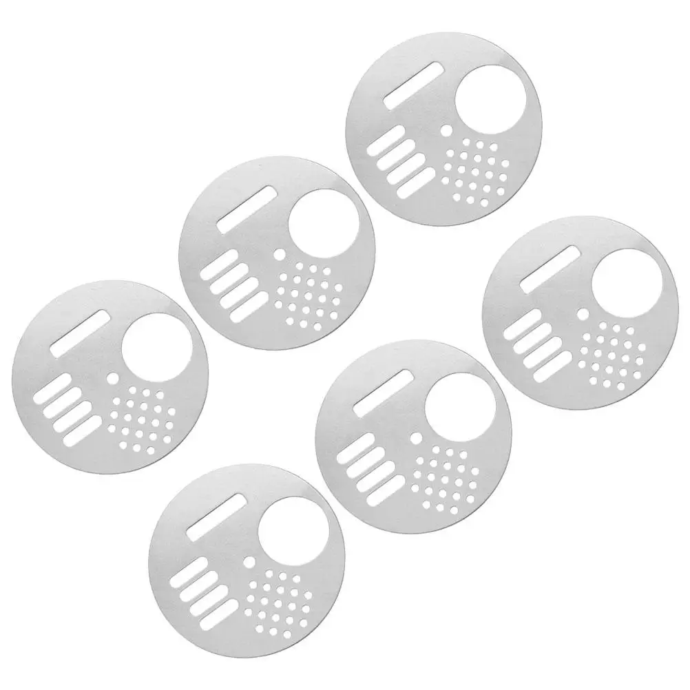 

6 Pcs Beehive Ventilation Door Security Suite Steel Round Stainless Entrance Gate Tool