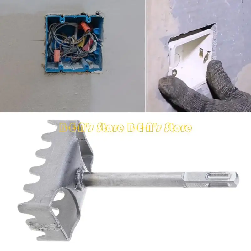 Y1AD Square Hole Drill Bit for 86Type Box Essential Square Hole Creation Tool