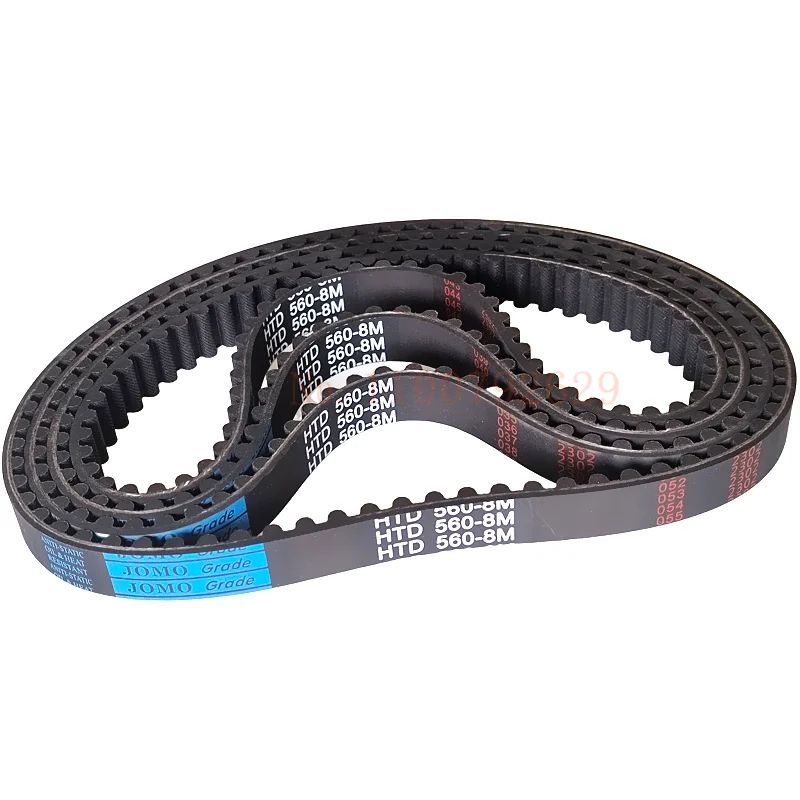 HTD 8M 560 16mm 25mm Timing Belt Length 560mm Width 15/16/20mm 25/30mm Pitch 8mm Teeth 70 Rubber HTD8M S8M Timing Belts