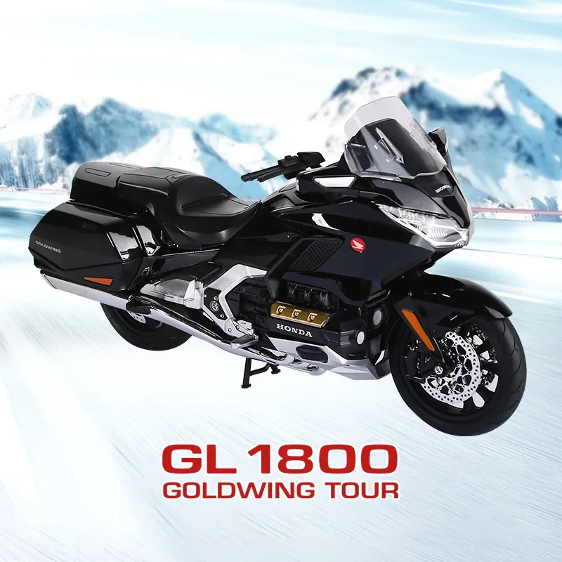 1:9 CL1800 1000RR R1250 GS Motorcycle Model Diecast Alloy Car Front Wheel Steering Shock Absorption with Light Motorbike Gift