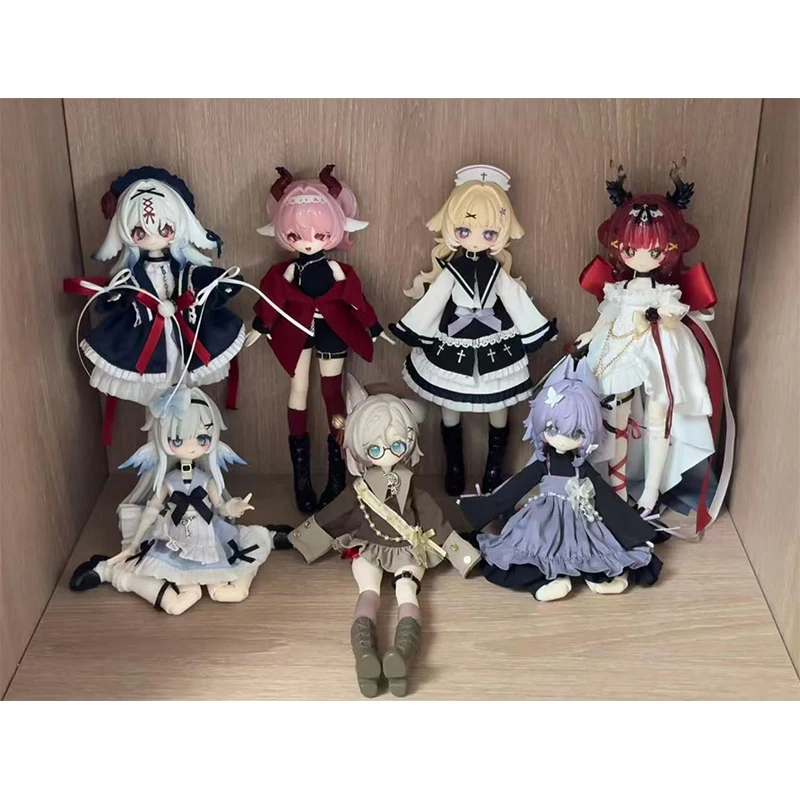 Caja Sorpresa Auténtica Meki Meki Creation Heart End Blessing, Figura de Muñeca BJD Articulada de 8 Puntos, Ideal para Regalo Navideño para Niñas