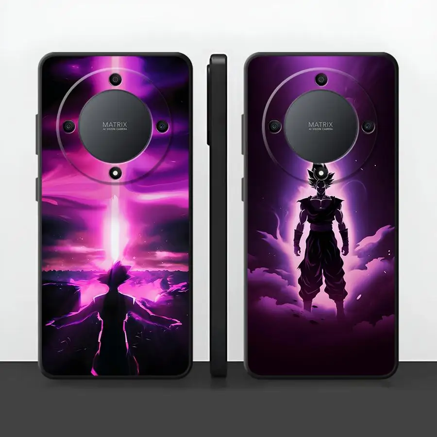 DragonS BallS Huge Goku غطاء هاتف ناعم أسود لهاتف Honor X6 X7 200 400 Lite 8X X5b 70 Magic5Lite X8 X9a 90