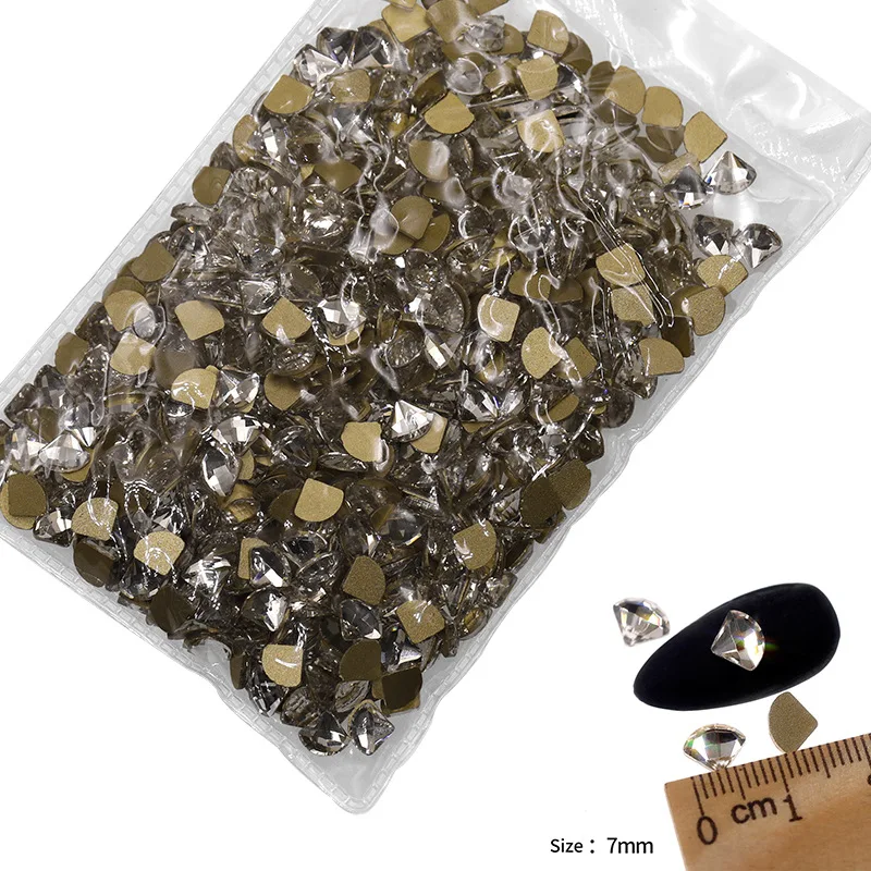VDD P581-P616/P516/P552/P565 Großhandel 1440 Stück Glas-Kristall-Strasssteine Flachboden-Form für Nagelkunst, DIY-Bastelarbeiten und Dekoration – Detail 16