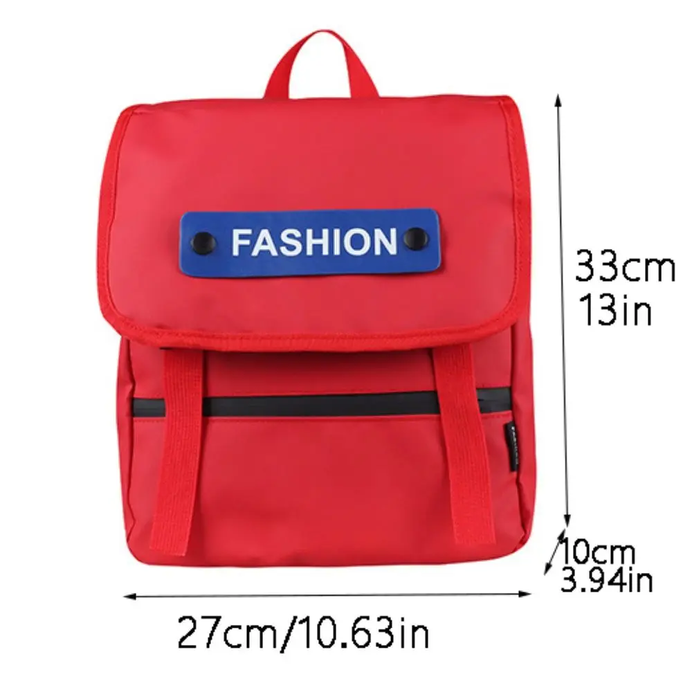 Solid Color Children's Backpack Japanese Style Large Capacity Students Schoolbag Rucksack Fashion Kids Shoulders Bag Travel