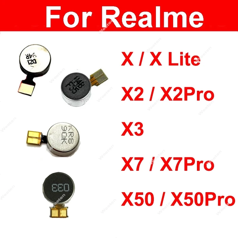 Motor Vibrator For Realme X Lite X2 X7 X50 Pro X3 Super Zoom Motor Vibration Flex Cable Replacement Parts