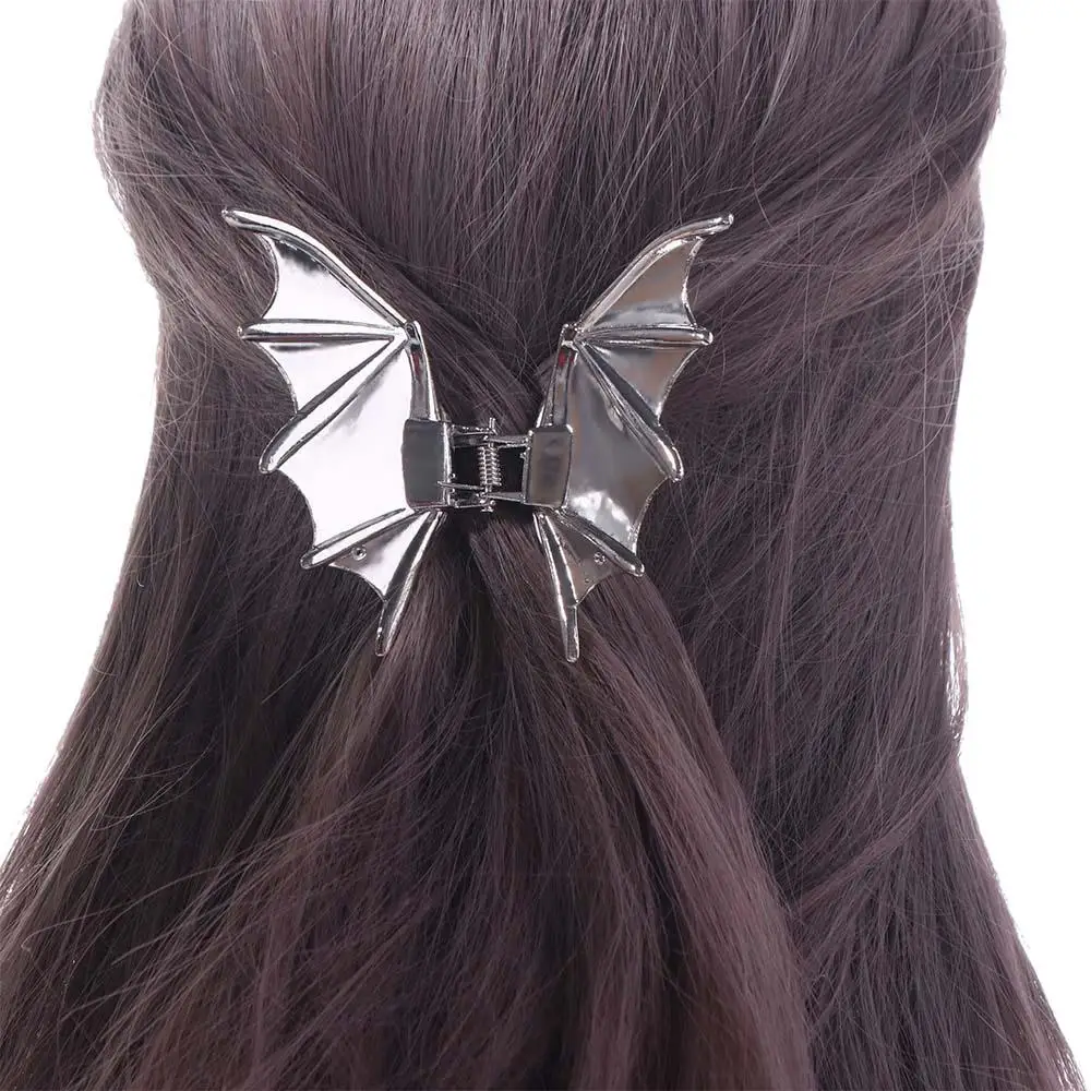 

Gifts Y2k Bat Claw Clip Korean Style Barrettes Bat Wing Hair Claw Crab Clip Shark Clip Bat Hairpin Travel