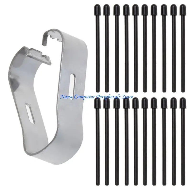 f68cタッチスタイラスのヒントbooxマーカー用のメタルクリップ付きネブ