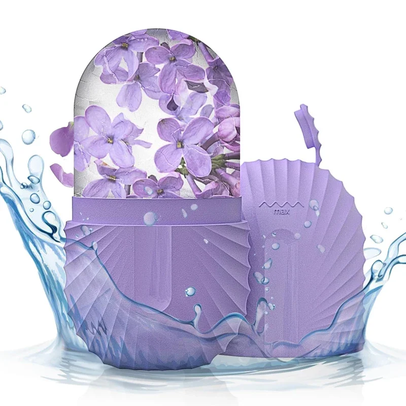 Ice Face Roller Ice Cube Beauty Massage Siliconen ijsvorm voor oogwallen Ice Facial Roller Krimpporiën