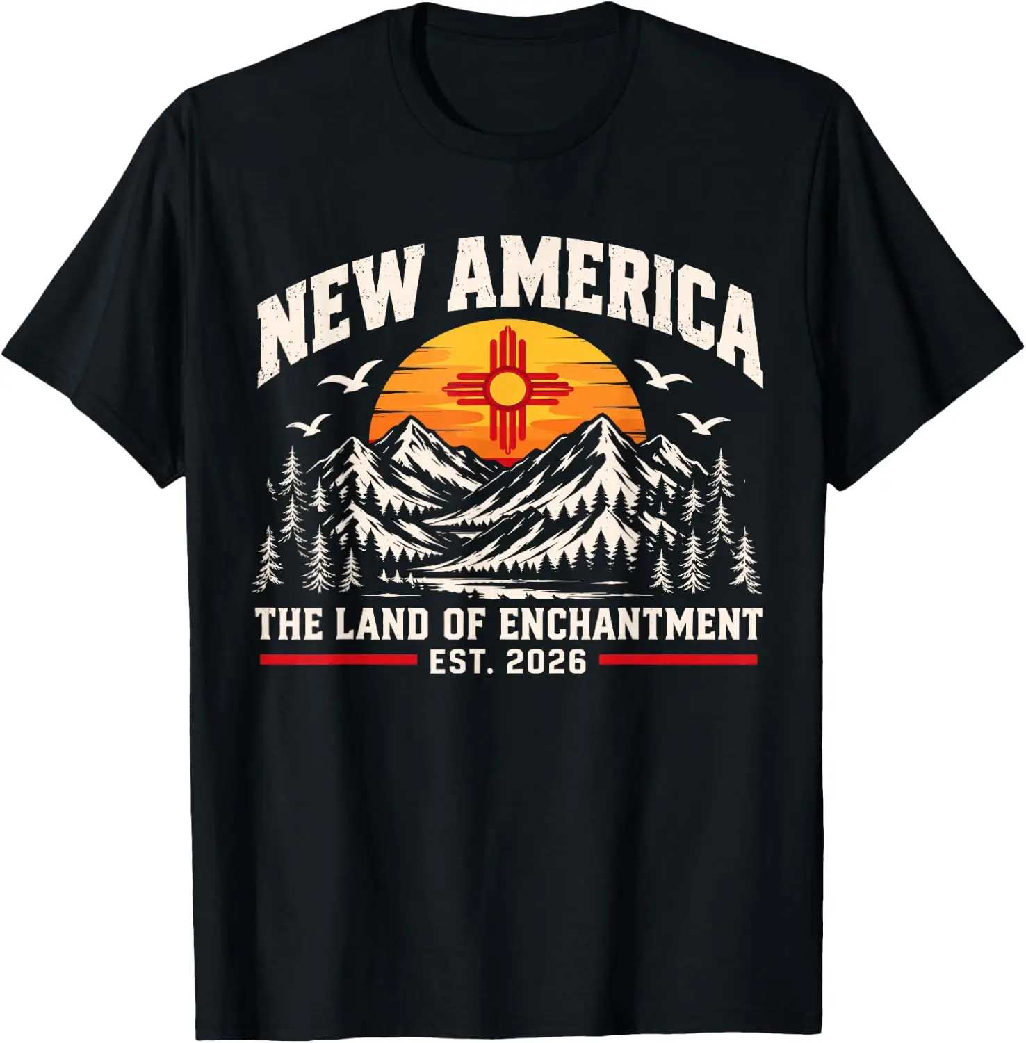 To Shirt, Mexico New America T-Shirt Breathable, Stylish Pure Cotton Short-Sleeve Top—Suitable For All-Season Styling.