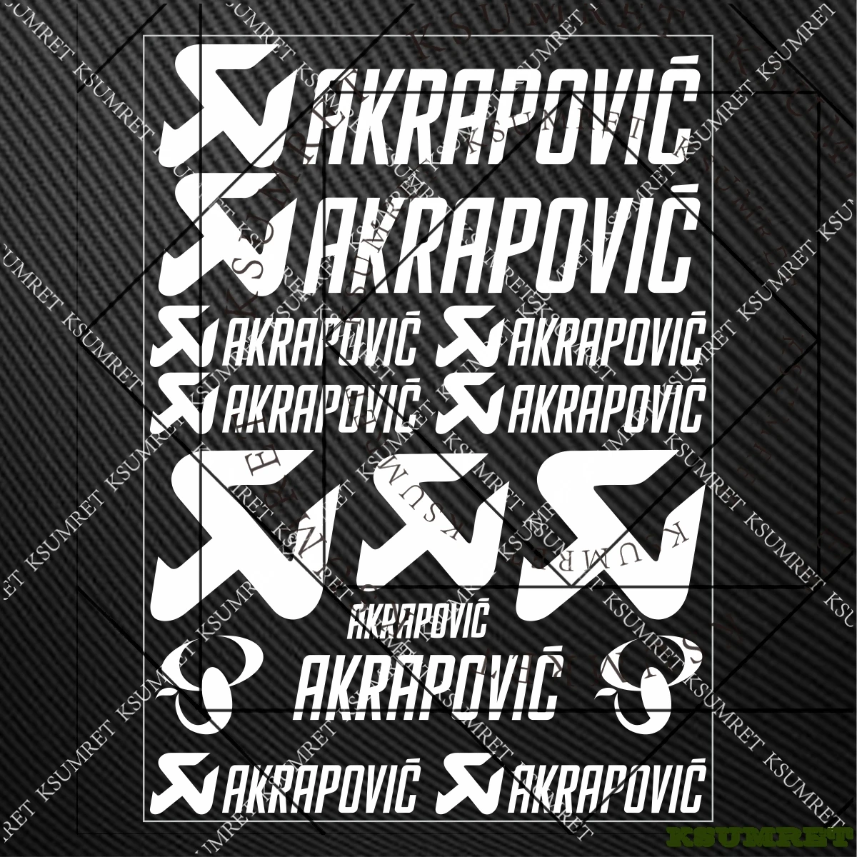 For Akrapovic Exhau…