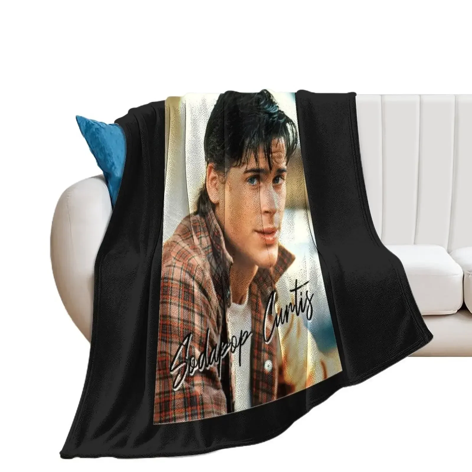 Sodapop Curtis The Outsiders 80s movie Classic T-Shirt Throw Blanket Bed linens Thermal Kid'S Heavy Blankets