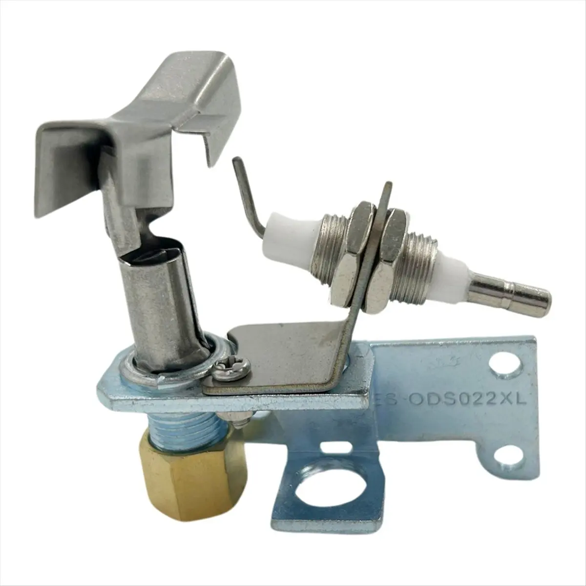 A20I Gas Frying Furnace Accessories Bare Fire Fire Component with Ignition Needle Bracket, Fire Heads Long Fire Accessories
