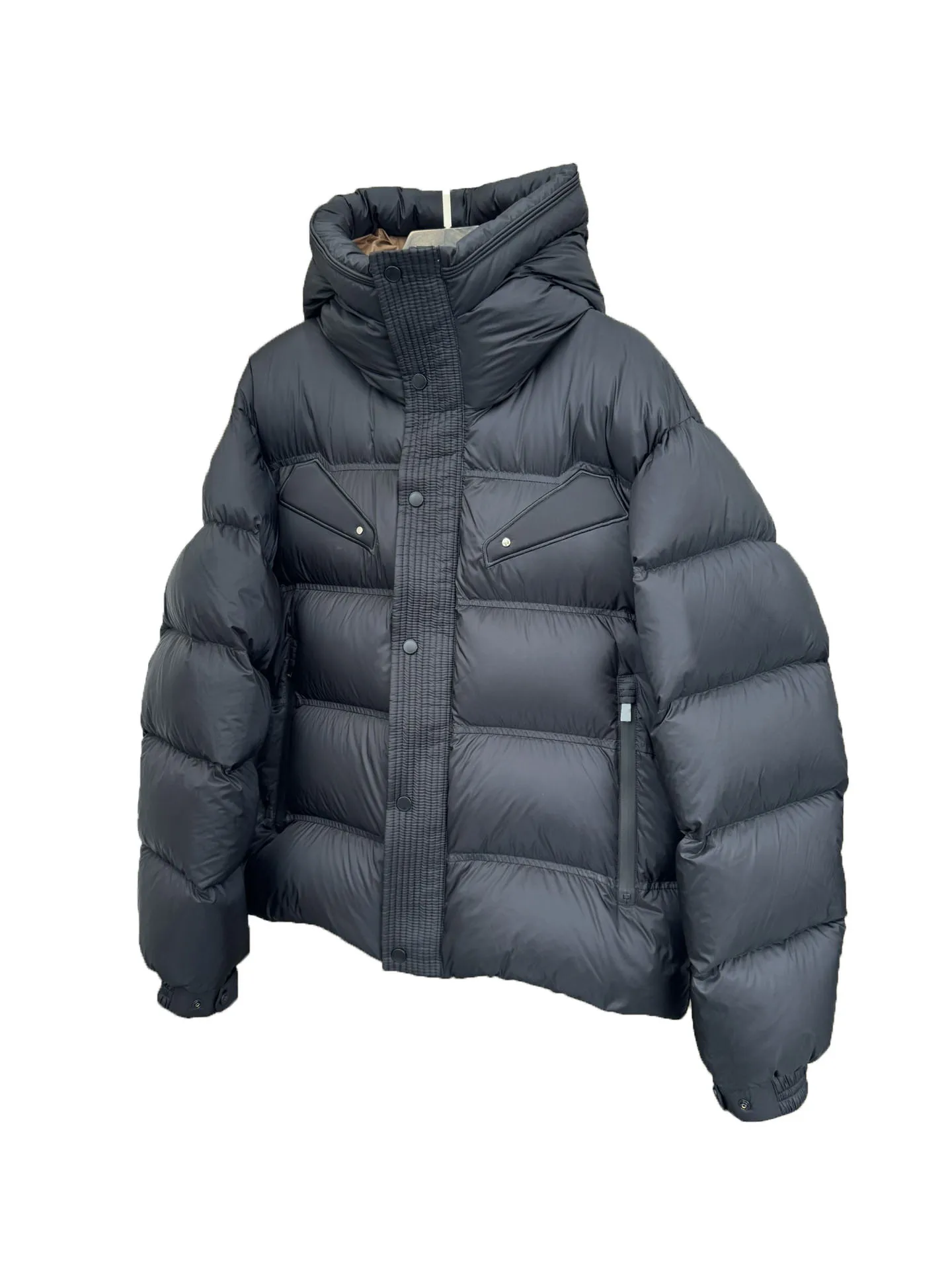 

Пуховик с капюшоном, Короткая свободная однотонная куртка, теплый и удобный дизайн, зима 2023, новинка 1221