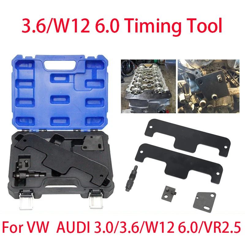 

Engine Timing Tool for VW AUDI 3.0/3.6/W12 6.0/VR2.5 Porsche 3.6 6.0 6.3 Engine Specific Timing Tool