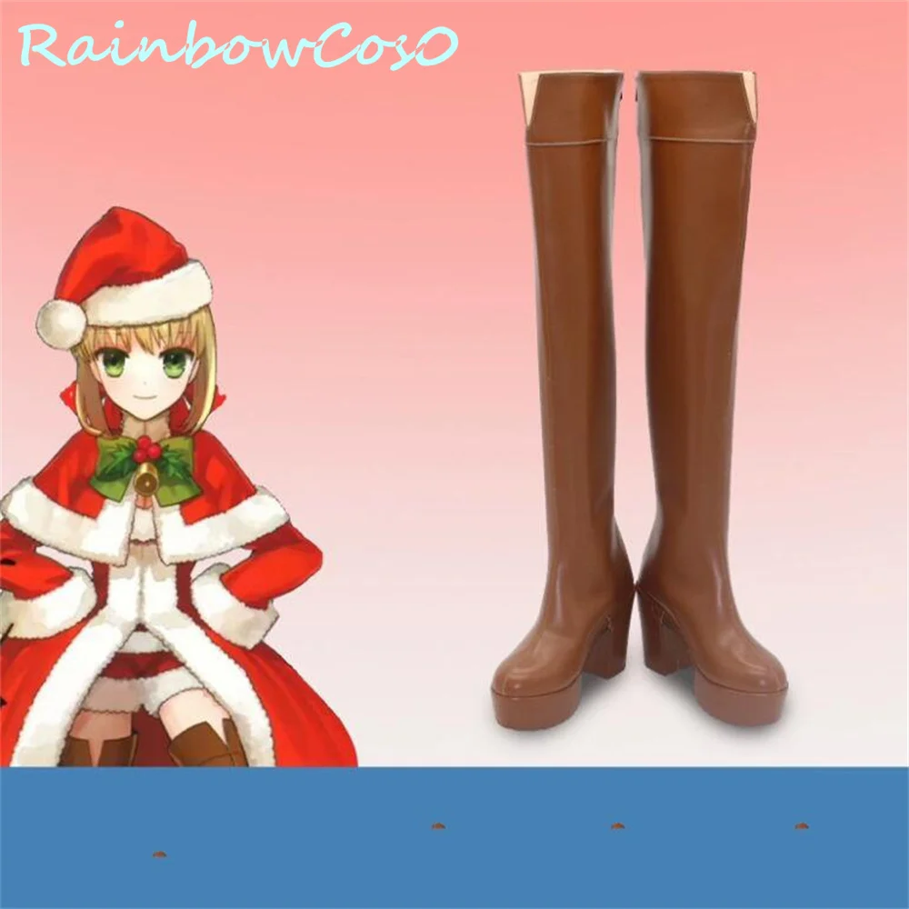 Женская Судьба/Большой заказ FGO FateExtra обувь для косплея сапоги для игры аниме Хэллоуин Рождество RainbowCos0 W3731