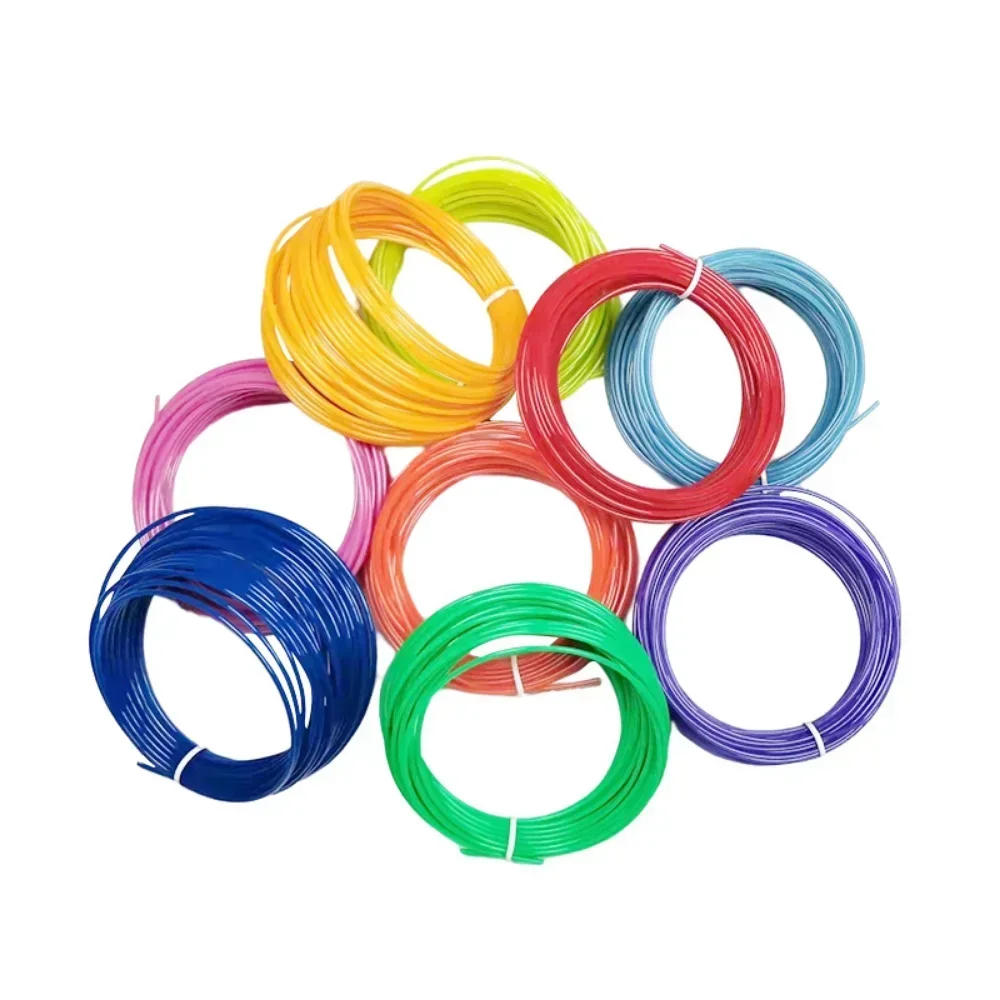 3D 프린터용 무독성 PLA 필라멘트, 펜 교체, 어린이 크리스마스 생일 선물, 1.75mm 필라멘트, 5M, 18M, 1 개