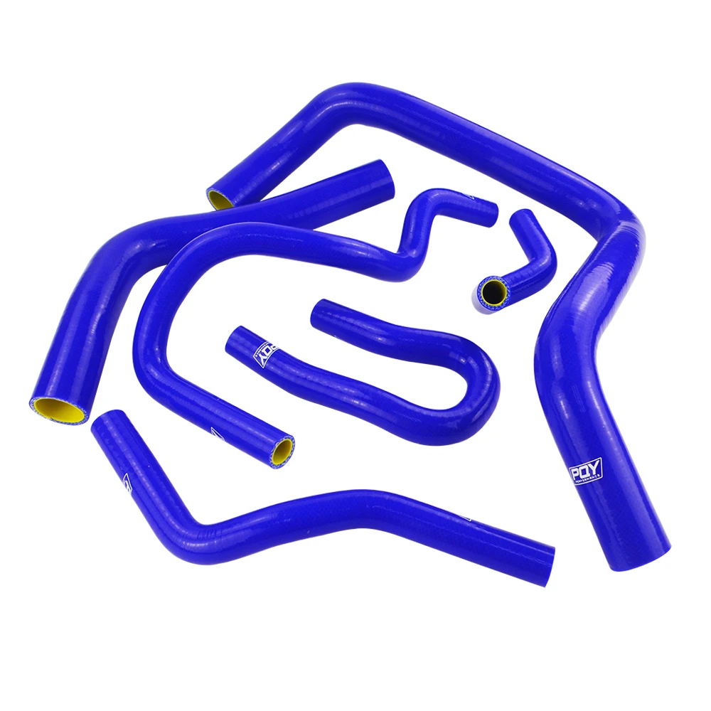 LZONE - 6PCS Silicone Radiator Hose For HONDA CIVIC DOHC Type R DC2 EK4/9 B16A/B B18C SILICONE HOSE KIT WITH PQY LOGO