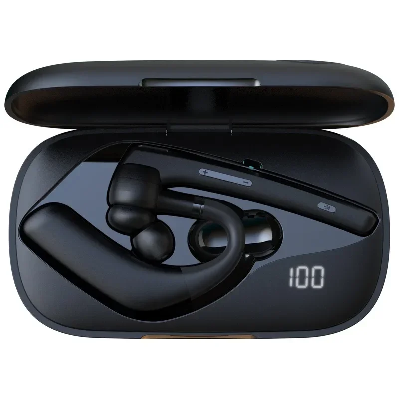 G7 Earphone Business Car Earhook Bluetooth 5.3 Headset Smart Hands-free Noise Reduction Call Headphone with Box for Office