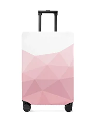 Geometric Triangle Pink Gradient Travel Luggage Protective Cover Travel Accessories Suitcase Elastic Dust Case Protect Sleeve