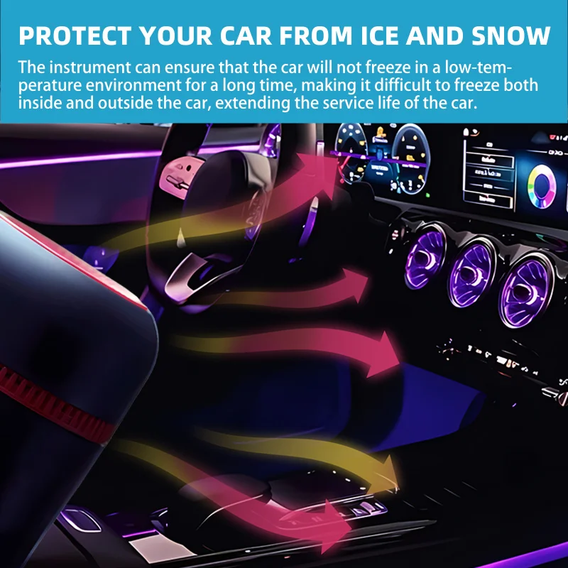 Rayhong Snow Plow Car Windshield Defogging and Deicing Rapid Snow Melting Portable Heater