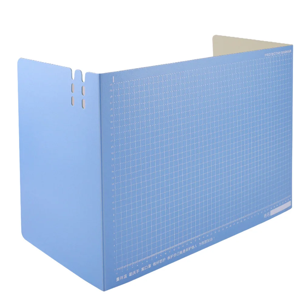 Desktop Partition Board Random Color L Size Premium PP Material Practical Office Desktop Divider Test Baffle Reduce Disturbances