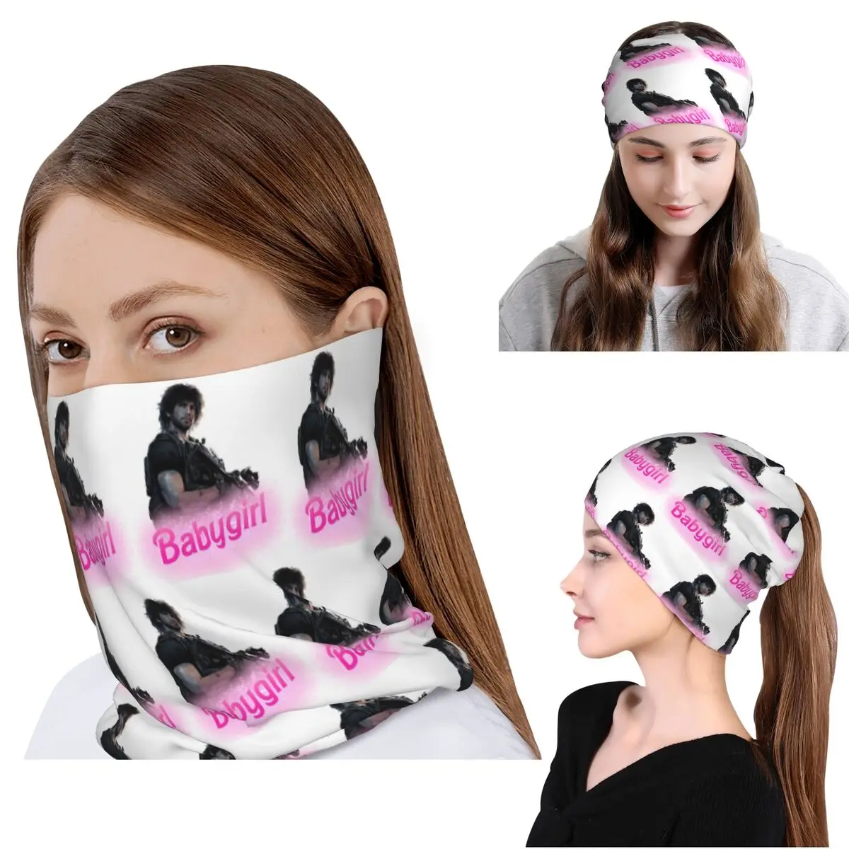 

Carlos Oliveira Babygirl Bandana Neck Gaiter Wrap Scarf Multi-use Headwear Beanies Hat Unisex Adult All Season