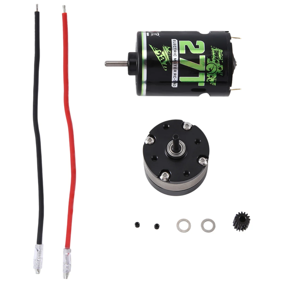 RCXAZ 540 Brushed Motor and 1: 4.2 Ratio Reducer Planetary Gearbox for 1/10 RC Crawler Car TRAXXAS TRX4 Axial SCX10, 27T