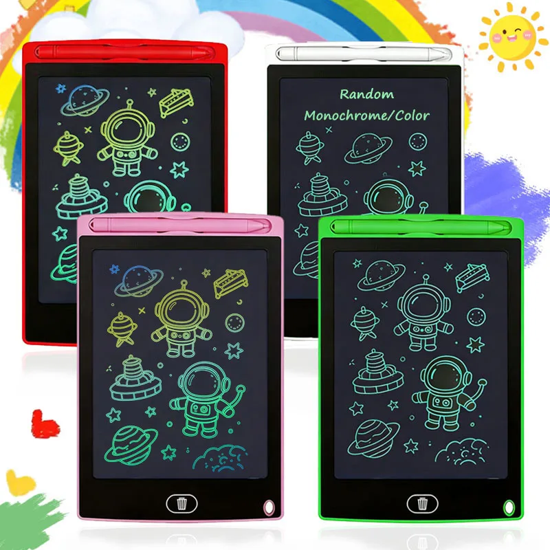 8,5'' LCD-Schreibtafel Zeichenbrett für Kinder Graffiti-Skizzenblock Spielzeug Handschrift-Tafel D Zähl- und Lernspielzeug Geburtstagsgeschenk