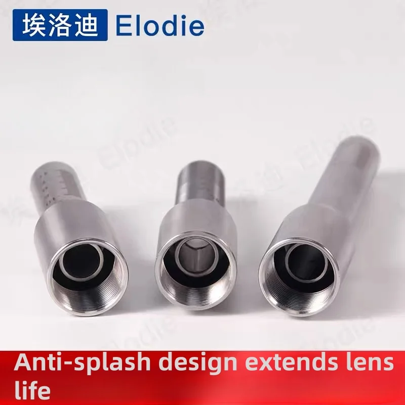 Accessoires voor laserlasmachines Super Grote schaal buis handheld koperen mondstuk roestvrijstalen verbindingsstang handheld laser we