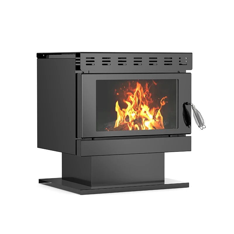 R1201A European Hot Sale 12kw Indoor Smokeless Wood Burning Stove refractory brick Wood Fireplace Heater For Heating Room