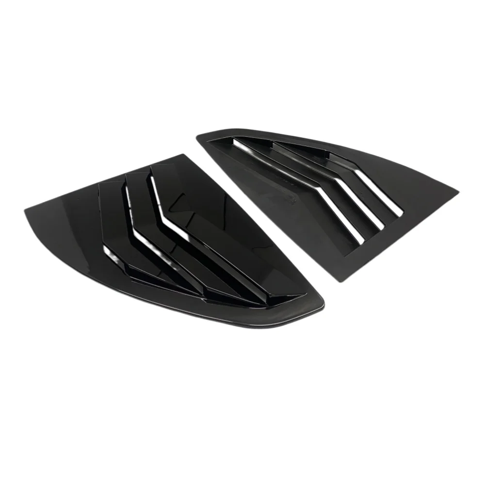 For Toyota Yaris 2007 2008 2009 2010 2011 2012 2013 Car Rear Louver Window Side Shutter Cover Trim Sticker Vent Scoop Accessorie view 3