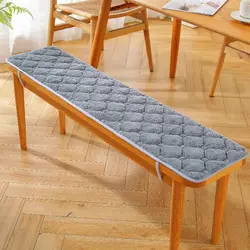 Solid Plush Long Bench Cushion Mahogany Bench Cushion Thickened Customized Wood Sofa Card Seat Cushion For Winter