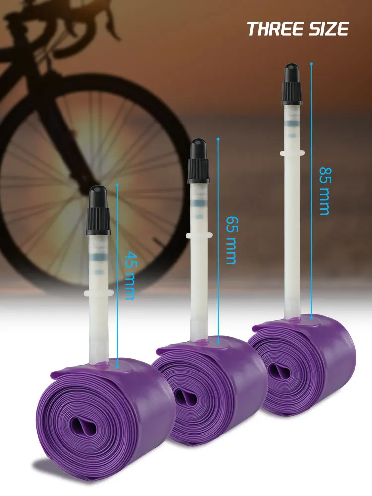 AliExpress NONE ANERTE Ultralight Bike Inner Tube 700C 18 25 28 32 Road Bicycle TPU Tire 45/65/85mm French Valve Super Light Tube