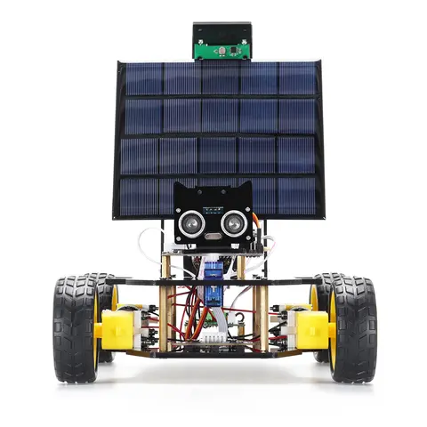 태양광 충전 및 앱 제어 기능을 갖춘 Tscinbuny 자동화 로봇 차량용 키트, Arduino STEM 프로젝트용으로 프로그래밍 가능한 ESP32(배터리 없음)