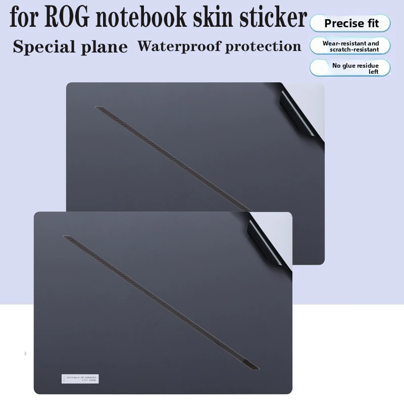 For ROG Zephyrus G16 G14 2025/24 GA605 GU605 GA403 Laptop solid color skin body sticker shell protective film