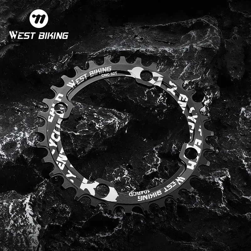 

WEST BIKING Bicycle Sprocket Positive And Negative Tooth Single Disc Rustproof Aluminum Alloy 32 34 36 38 Teeth MTB Bike Parts