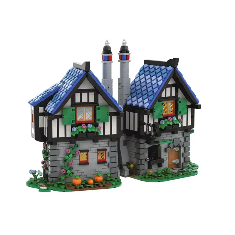 

NEW Set MOC Medieval Retro Castle Blacksmith Shop Model Building Blocks DIY Assembly Children's Toy Boy Collectible Gift