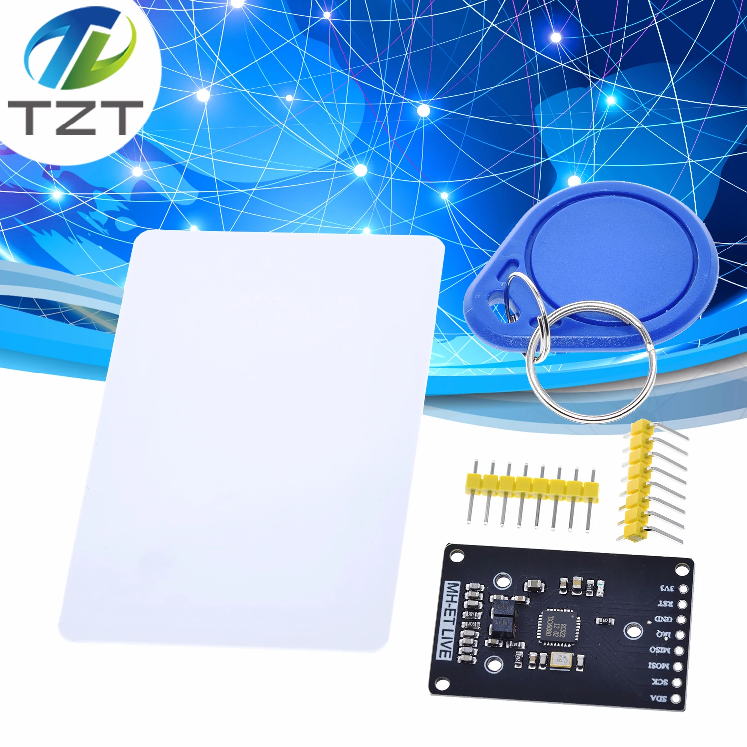 RFID module RC522 mini Kits S50 13.56 Mhz 6cm With Tags SPI Write & Read for arduino uno 2560