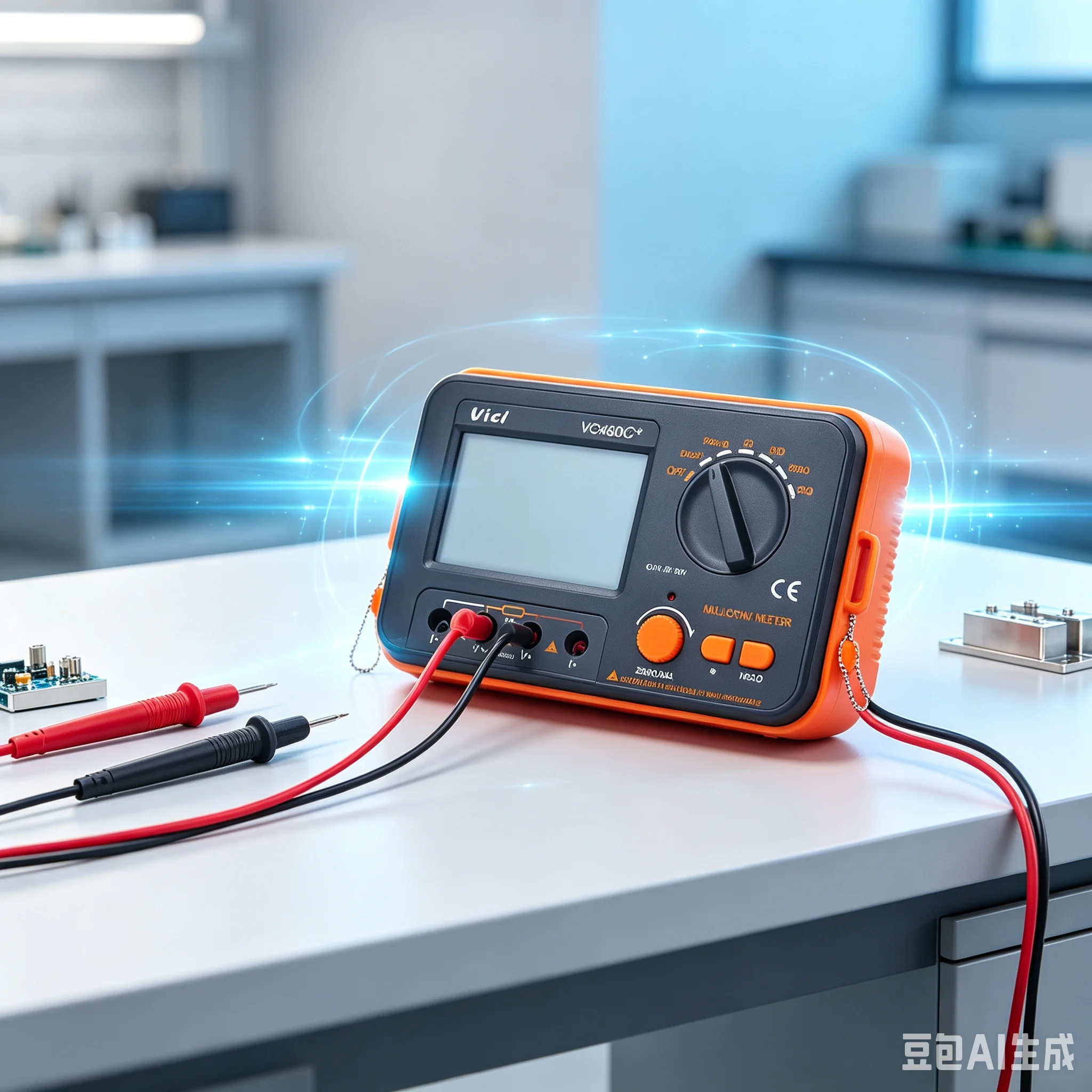 Digital Milli Ohm Meter 4-Wire Digital Bridge Resistance Tester for Contact Resistance Motor Coils Transformer Cable Inspect