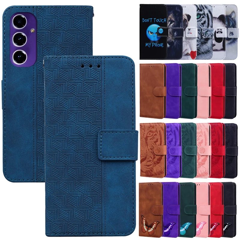 Leather Case For Samsung Galaxy A16 5G Magnetic Flip Wallet Case Cover For Samsung A16 SM-A166 A165F 4G Coque Card Slot Cases