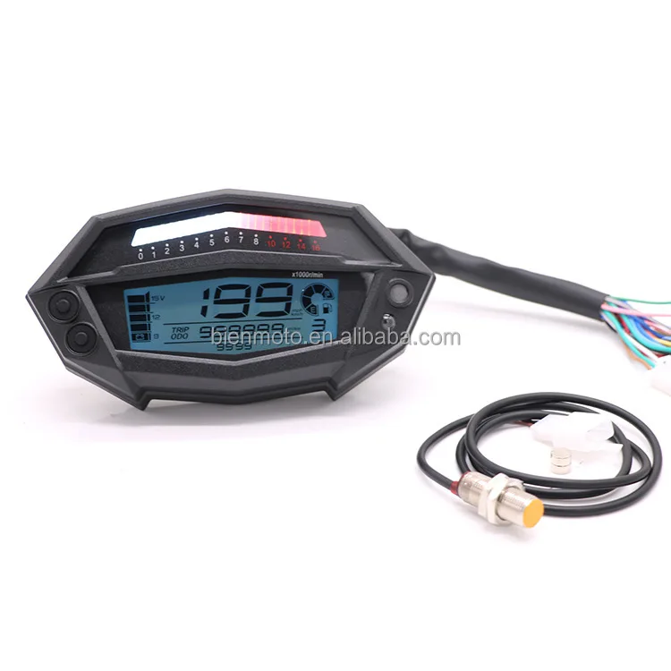 

Z1000 7-color LCD speedometer Gear indicator Digital tachometer Display Other motorcycle parts velicmetro moto