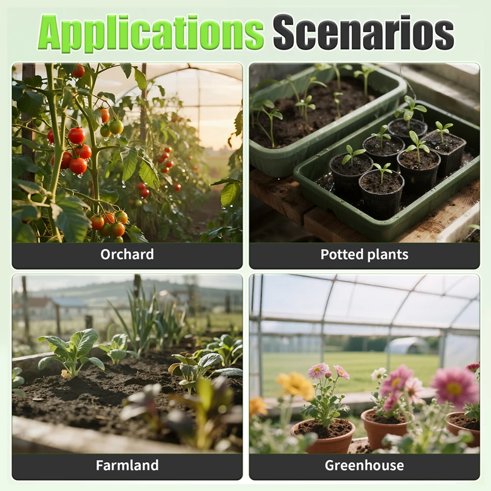 LCD Digital Soil PH Tester 3/5 in 1 Soil Moisture Sensor Fertility Sunlight Temp Monitor Detector Garden Plants Soil Analyzer