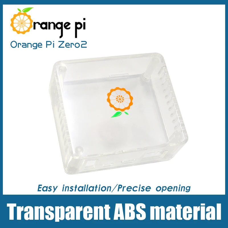 Caja transparente de ABS de placa Orange Pi Zero 2, no puede sujetar la placa de expansión junto