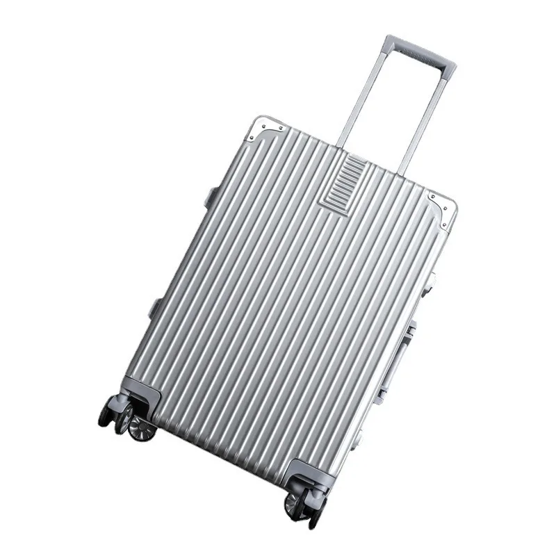 

Trolley case Women's aluminum frame suitcase Men's portable aluminum frame suitcase Universal wheel