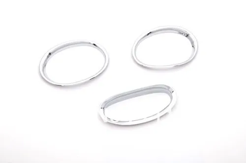 

Car Styling Chrome Front & Rear Fog Light Trim For Peugeot 206 / 206CC